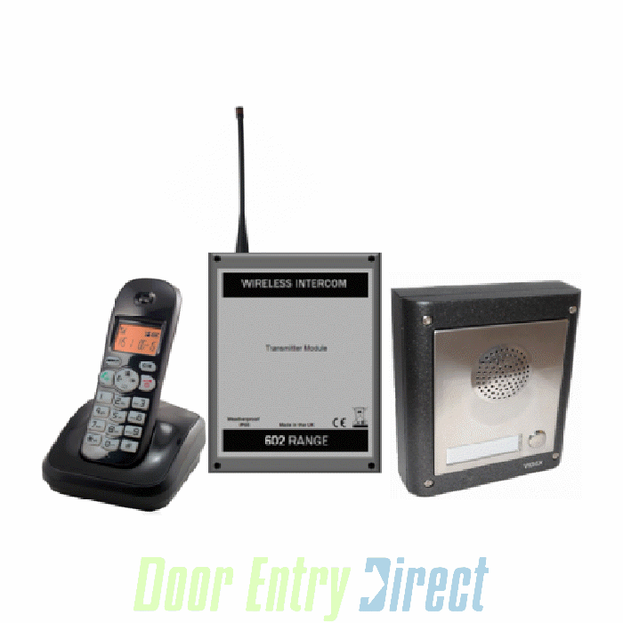 602-4V Wireless intercom with Videx 4000 series panel