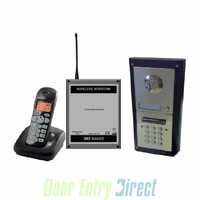 602-VPR Wireless intercom with Videx 4000 series panel & proximity