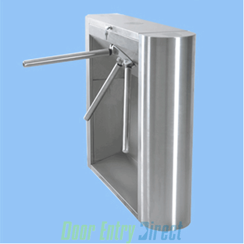 DBC102 BEC Sentinel Single Enclosed and Shaped Turnstile - Tri Arms