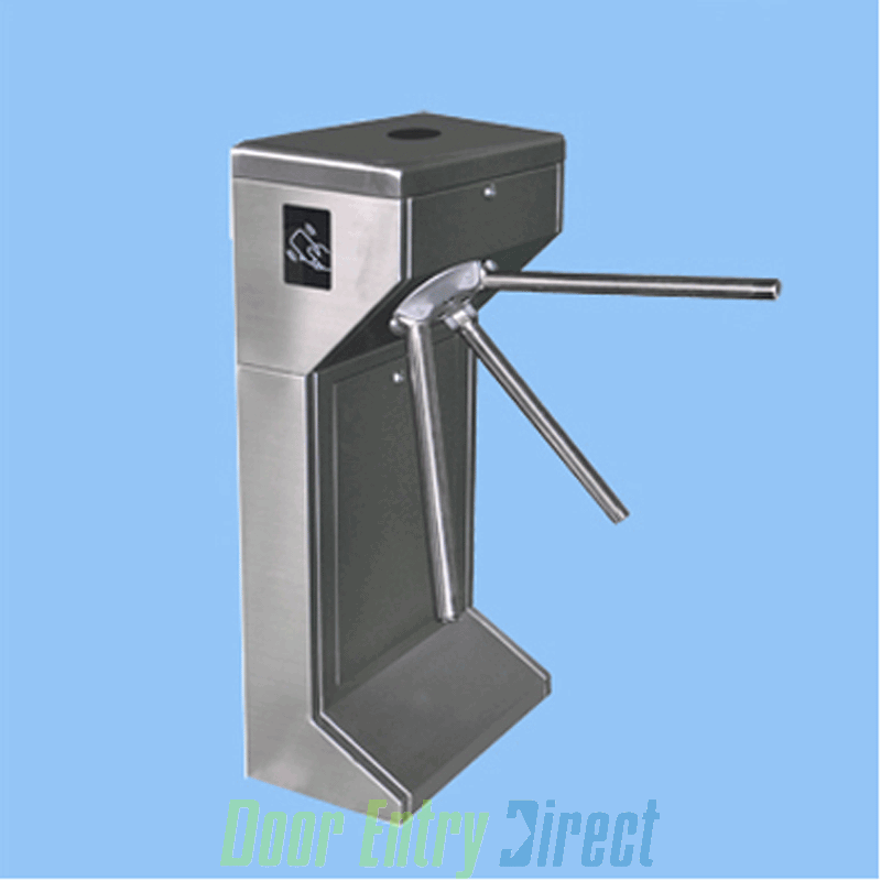 DBL121 BEC Sentry Single Enclosed Turnstile with Tri Arms