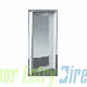 AN6439/L Visor for flush panel   3 x 1 modules (h x w)     silver