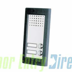 HPC/2VR BPT       2 button Targha Vandal Resistant audio entry panel