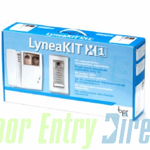 LYNEAKIT/22 BPT       1 way X1 (2 wire) LYNEA Colour Video Entry Kit