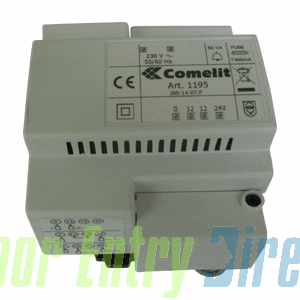 1195 Comelit   60VA transformer 0-230/0-12-24V         alt. 9300