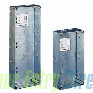 3160/2 Comelit   Vandalcom 2 module back box - galvanized