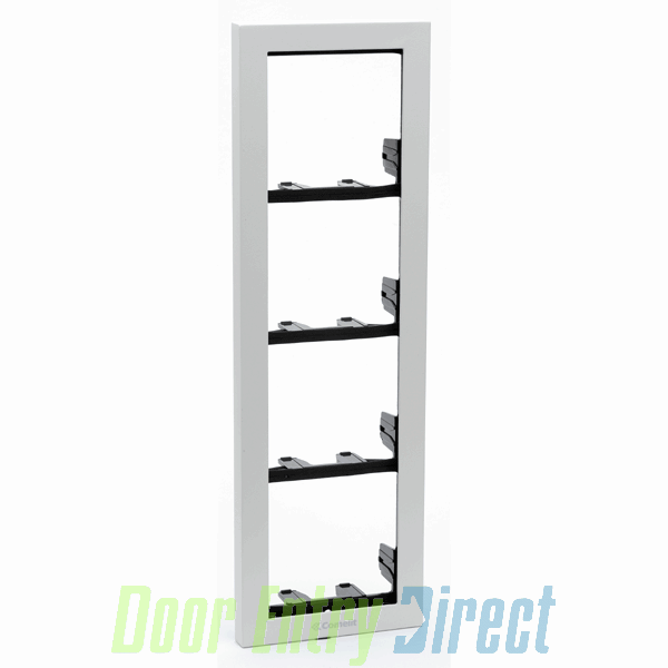 3311/4W iKall     4 Module Holder Frames with Cornices.   White