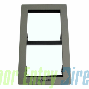 3311/2G iKall     2 Module Holder Frames with Cornices.   Grey