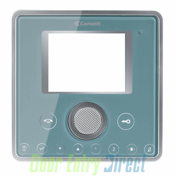 6101D Comelit   front template, 12 push-buttons, Green colour