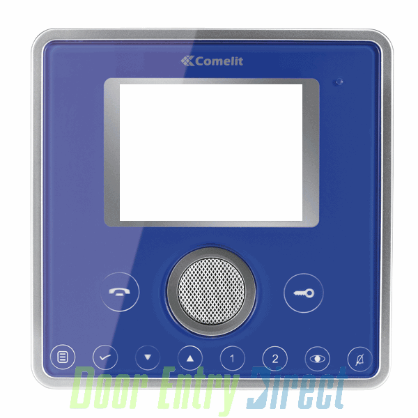 6101I Comelit   front template, 12 push-buttons, Blue colour