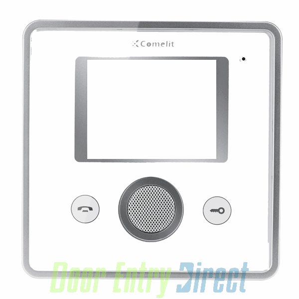 6101Z Comelit   front white template 2 push buttons for planux