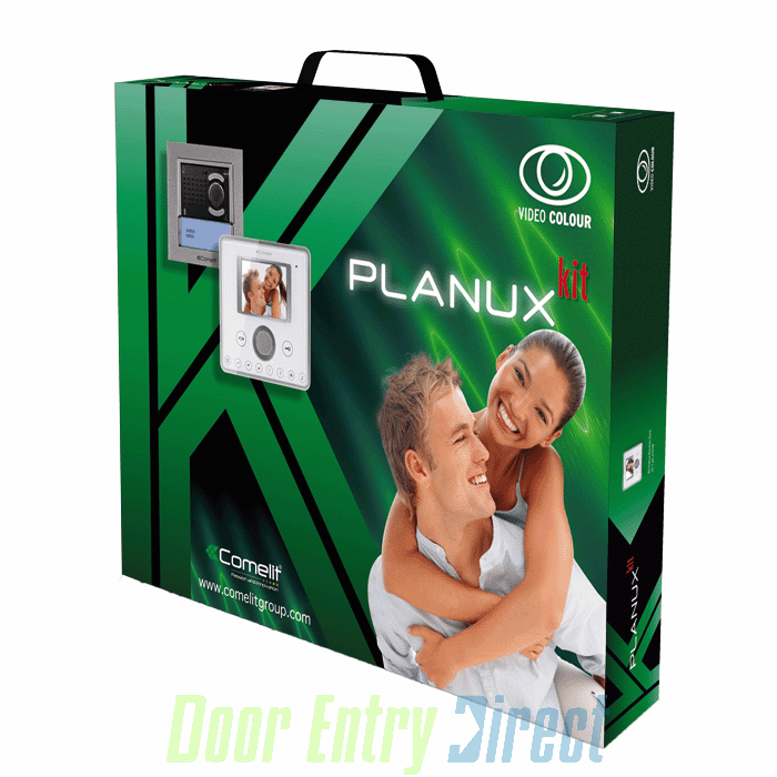 8171IP Comelit   Planux 1 user kit, Ikall, White / Black monitor