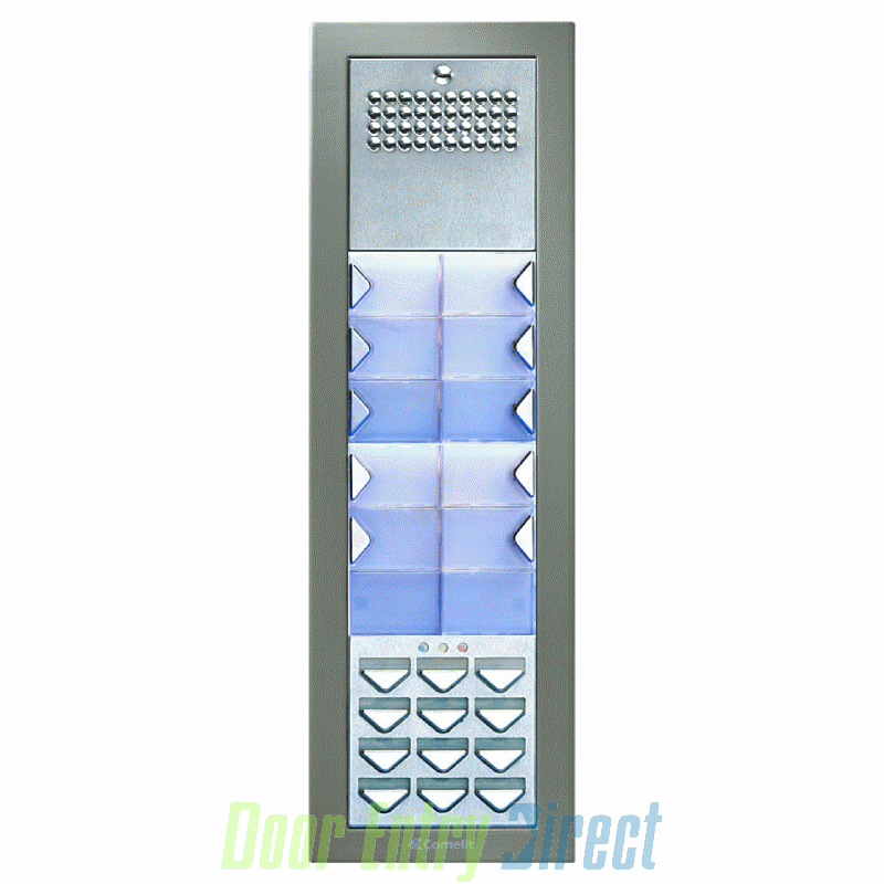 CPTFAK09 Comelit   Powercom 09 button, 4+n audio, keypad panel, flush