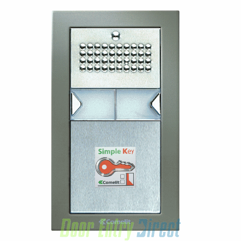 CPTFAP02 Comelit   Powercom 02 button, 4+n audio, prox panel, flush