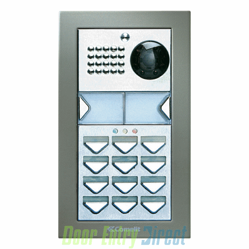 CPCFVK02 Comelit   Powercom 02 button, 2 wire colour video, keypad pa