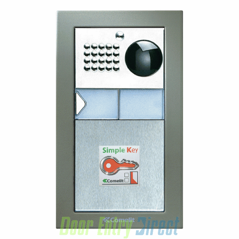 CPCFVP01 Comelit   Powercom 01 button, 2 wire colour video, prox pane