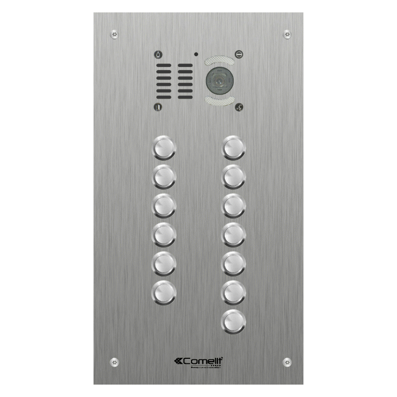 VK4613 Comelit 13 button, VR s.steel engravable iKall video panel