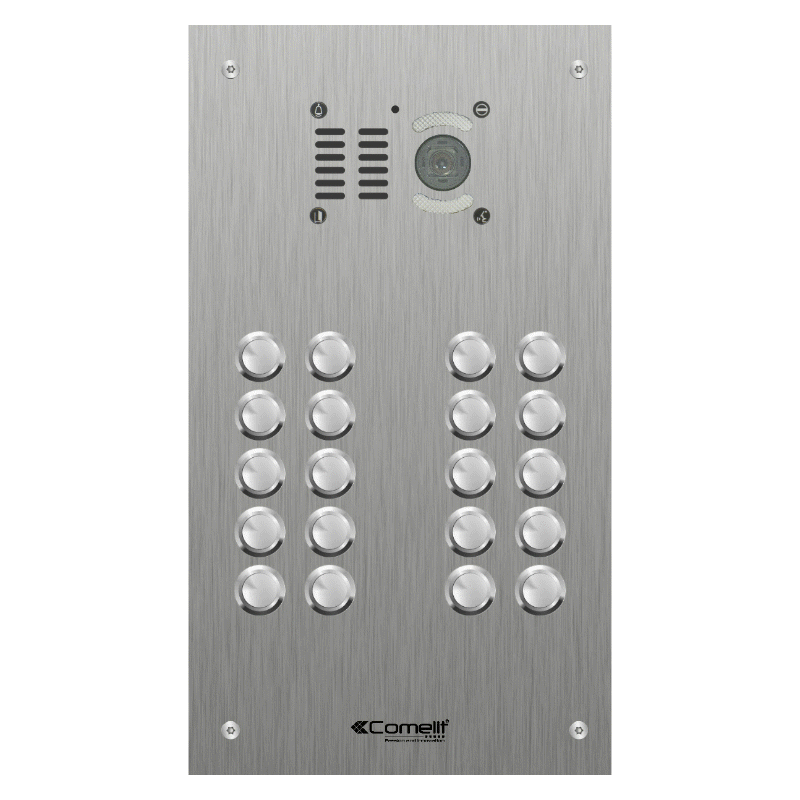 VK4620 Comelit 20 button, VR s.steel engravable iKall video panel