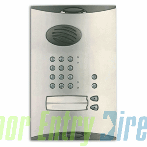 DB722 Vandal resistant cover for 2 button door station with keypad