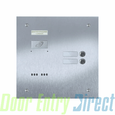 9200/B2-S 2 button stainless panel                          203mm wide