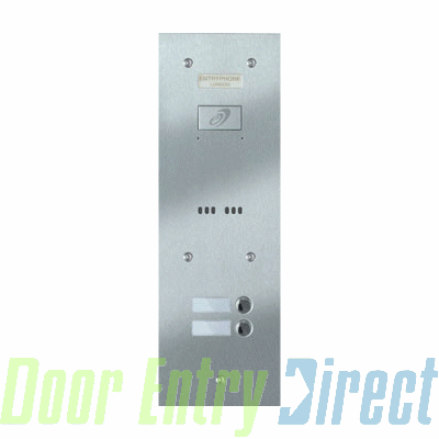 9200/A2-S 2 button stainless panel                          115mm wide