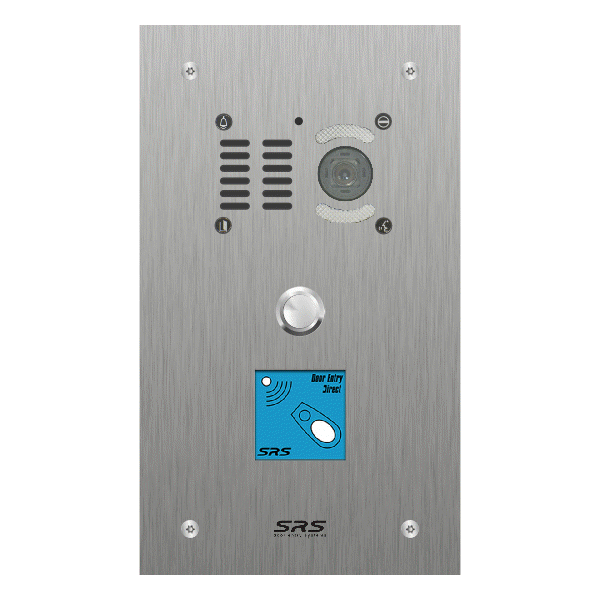 EK01V/S/F/08 Comelit   01 button, s.steel, video + prox panel, flush