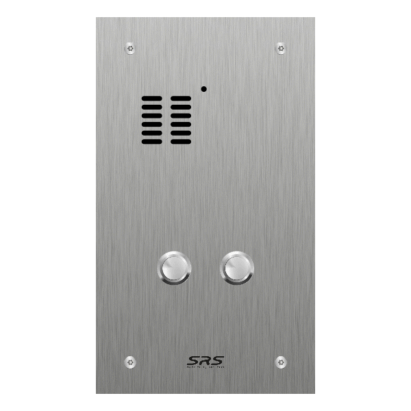 ES02A/S/F Comelit   2 way Stainless steel Flush Audio Panel 240x140