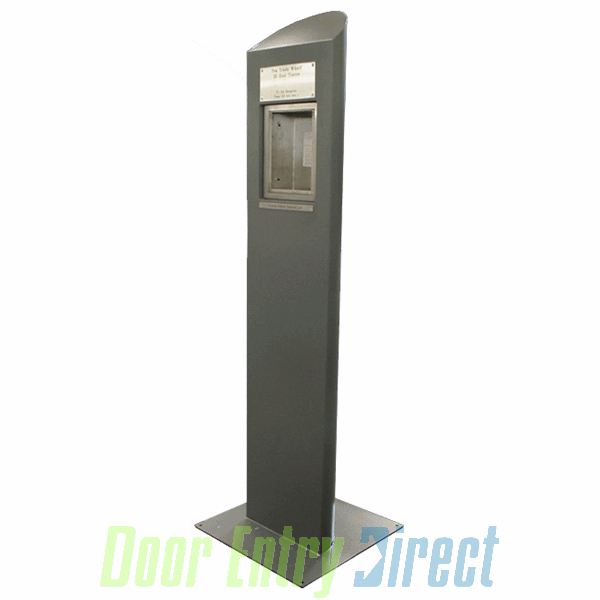 POST-SEM Pedestal  Semi post for foor entry panel - 1500 x 204mm dia
