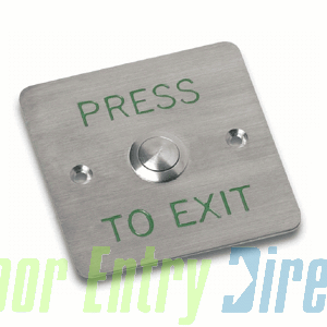 DRB2F-PTE Flush     s/steel exit button              PTE    86x86
