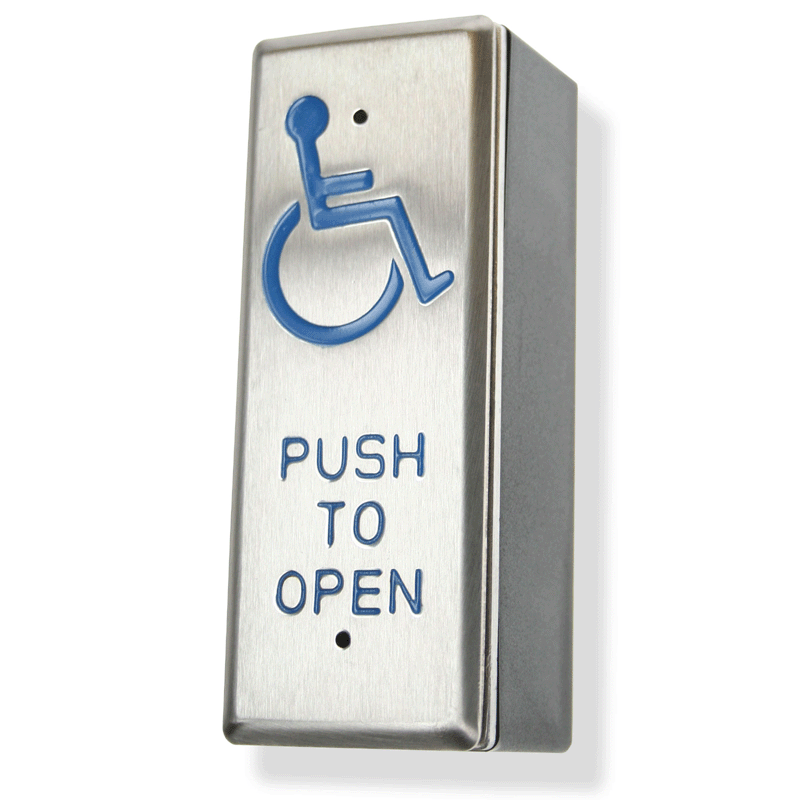DRB2ND-PTO Surface   s/steel exit button, DISABLED    PTO    90x38