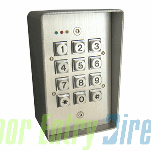 DG15WI Ali keypad with hood, 2 relays, 21 user codes 12V  DC