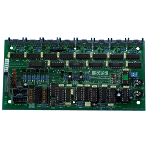 5115 Isolation & secrecy pcb for 8 telephones inc. connectors