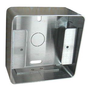 80851SS Stainless surface mount hood   (1 gang) with back box