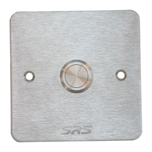 80912 Flush     s/steel exit button              blank  86x86