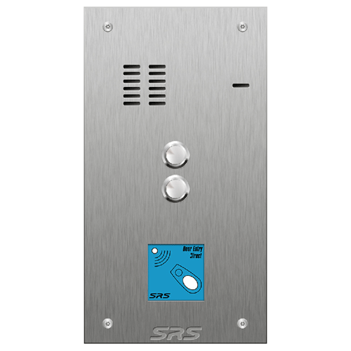 4102/08 02 button VR S Steel panel, engravable, prox.     size A