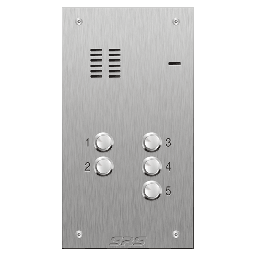 4105 05 button VR S Steel panel, engravable            size A