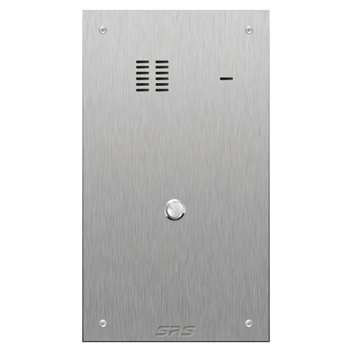 4301 01 button VR S Steel panel, engravable            size D