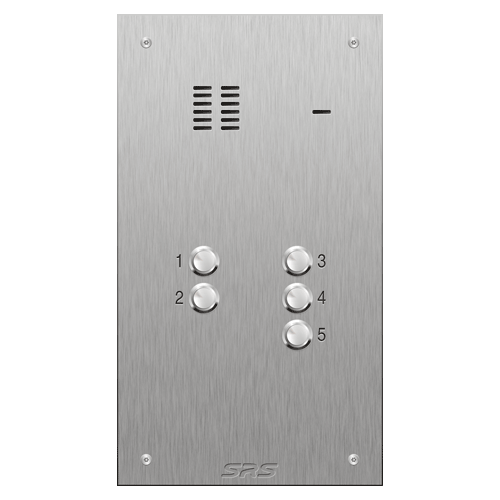 4305 05 button VR S Steel panel, engravable            size D