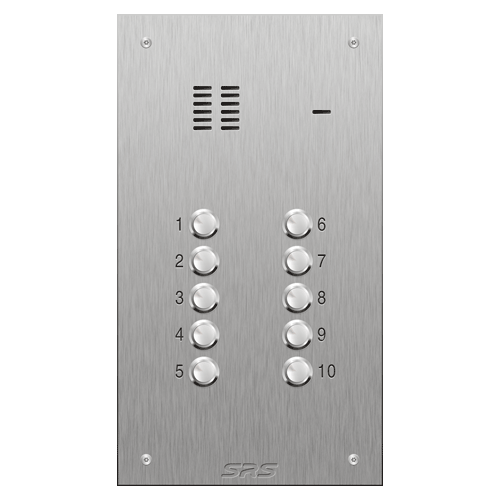 4310 10 button VR S Steel panel, engravable            size D