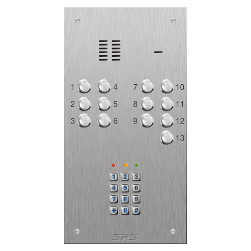 4313/05 13 button VR S Steel panel, engravable, Keypad    size D1
