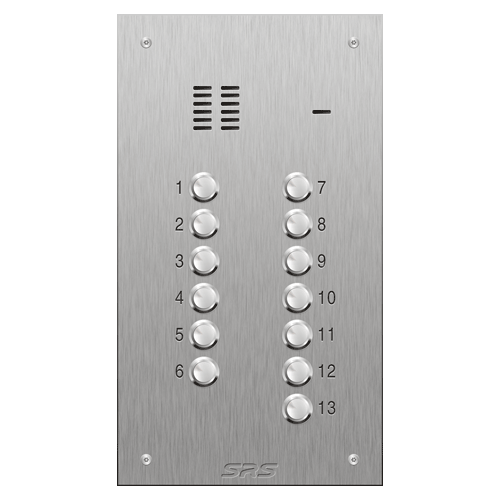 4313 13 button VR S Steel panel, engravable            size D