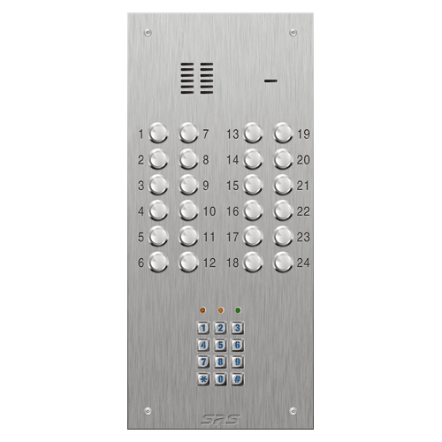 4324/05 24 button VR S Steel panel, engravable, Keypad    size D3
