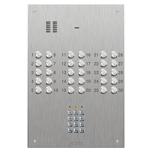 4330/05 30 button VR S Steel panel, engravable, keypad    size D4