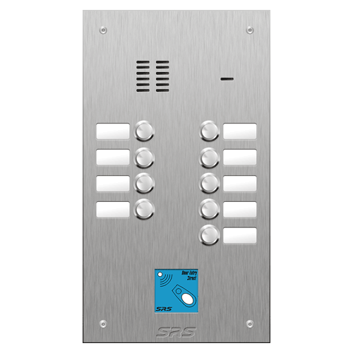 4409/08 09 button VR S Steel panel, name windows, prox.   size D
