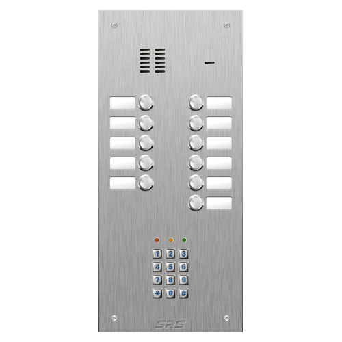 4411/05 11 button VR S Steel panel, name windows, keypad  size D3