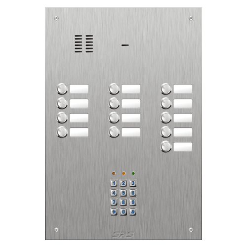4413/05 13 button VR S Steel panel, name windows, keypad  size D4