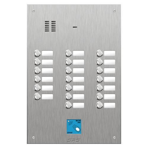4420/08 20 button VR S Steel panel, name windows, prox.   size D4