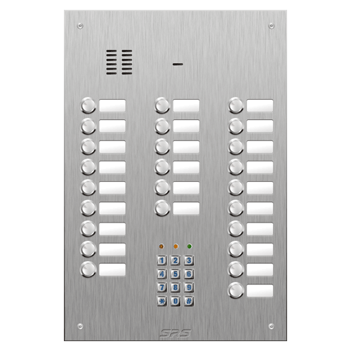 4425/05 25 button VR S Steel panel, name windows, keypad  size D4