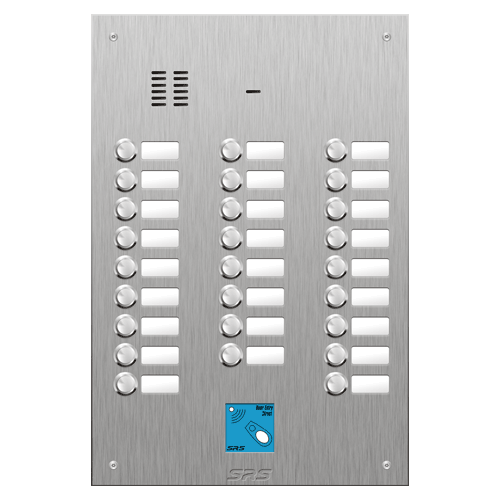 4426/08 26 button VR S Steel panel, name windows, prox.   size D4