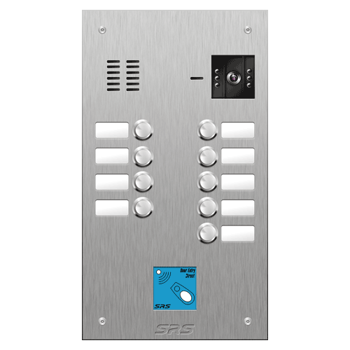 4809/08 09 button vandal resist S Steel video panel, prox.  size D
