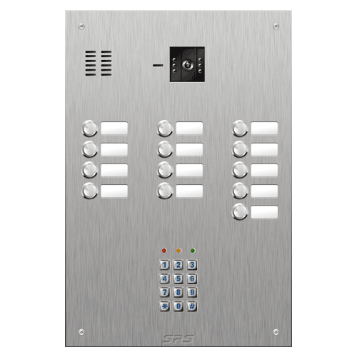 4813/05 13 button vandal resist S Steel video panel, keypad size D4